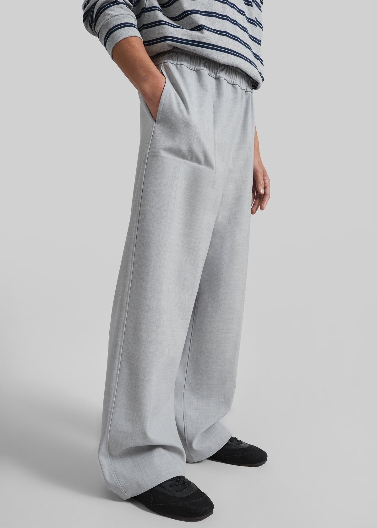Baxter Reversible Track Pants - Grey Melange β view 5 of 13