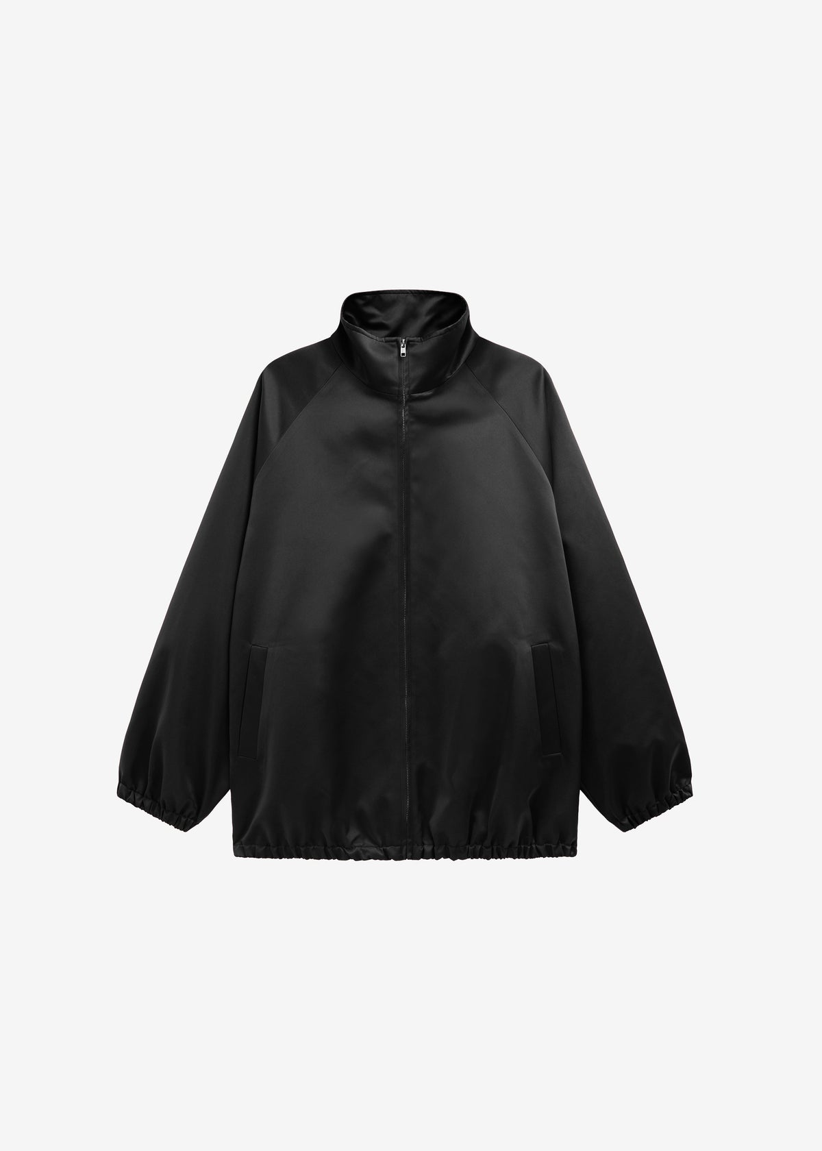 Baxter Satin Track Jacket - Black β view 8 of 8
