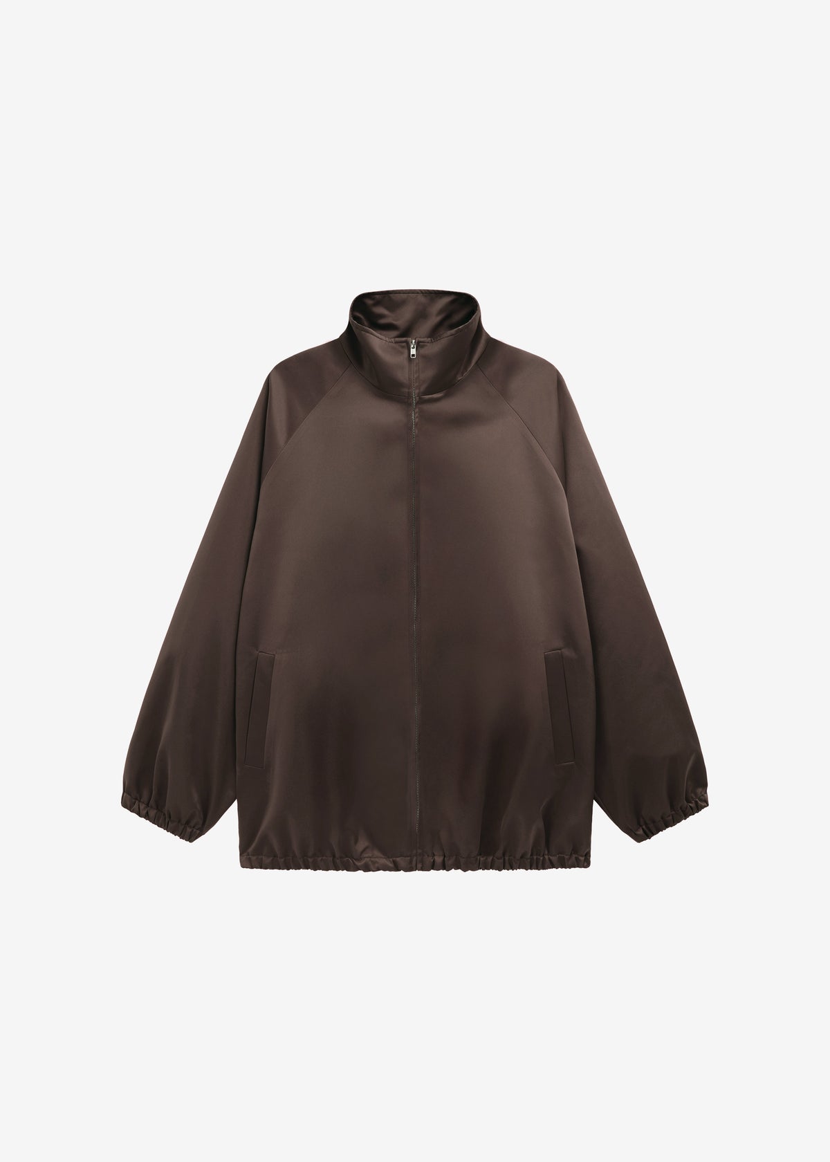 Baxter Satin Track Jacket - Brown β view 11 of 11