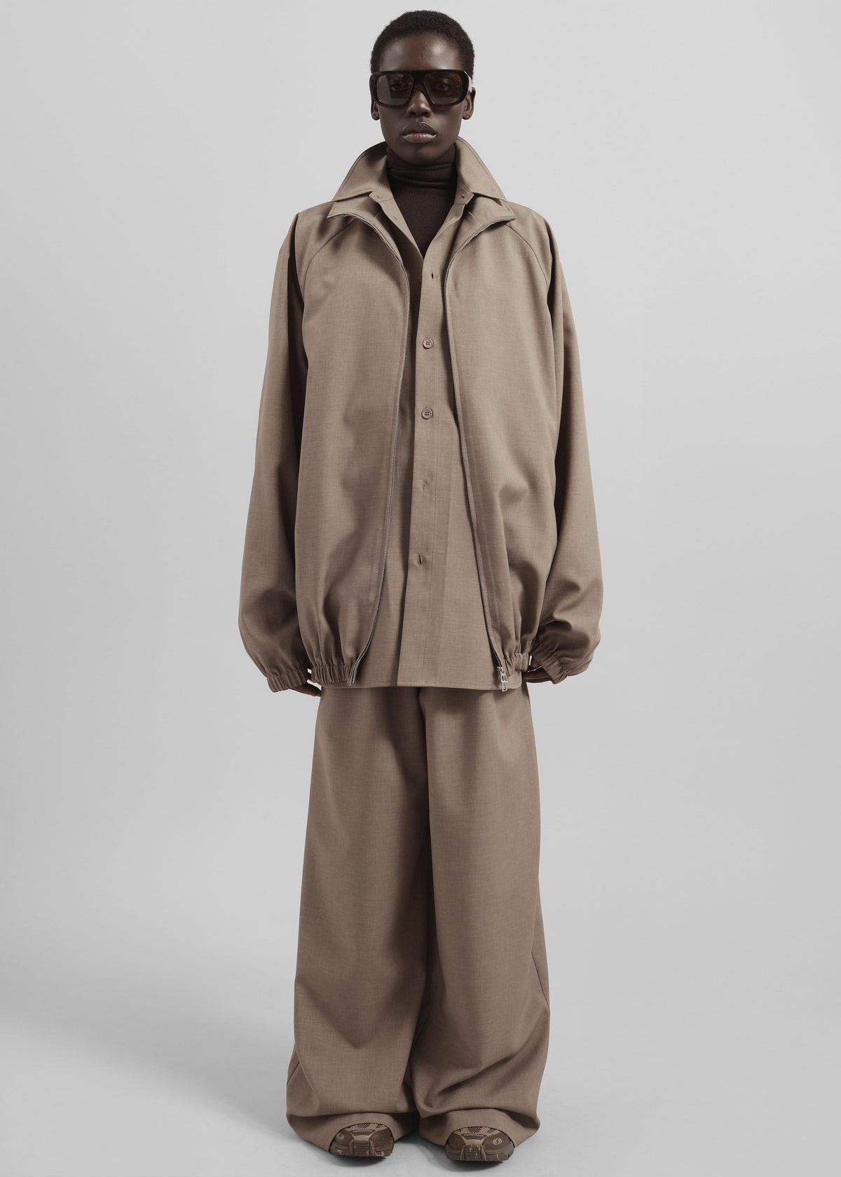 Baxter Track Jacket - Taupe β view 7 of 8
