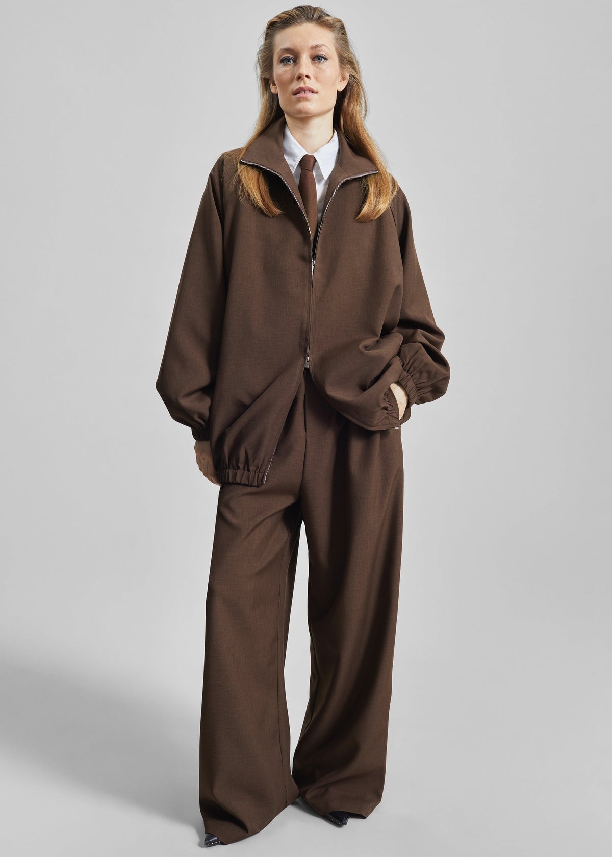 Baxter Track Pants - Dark Brown β view 1 of 11
