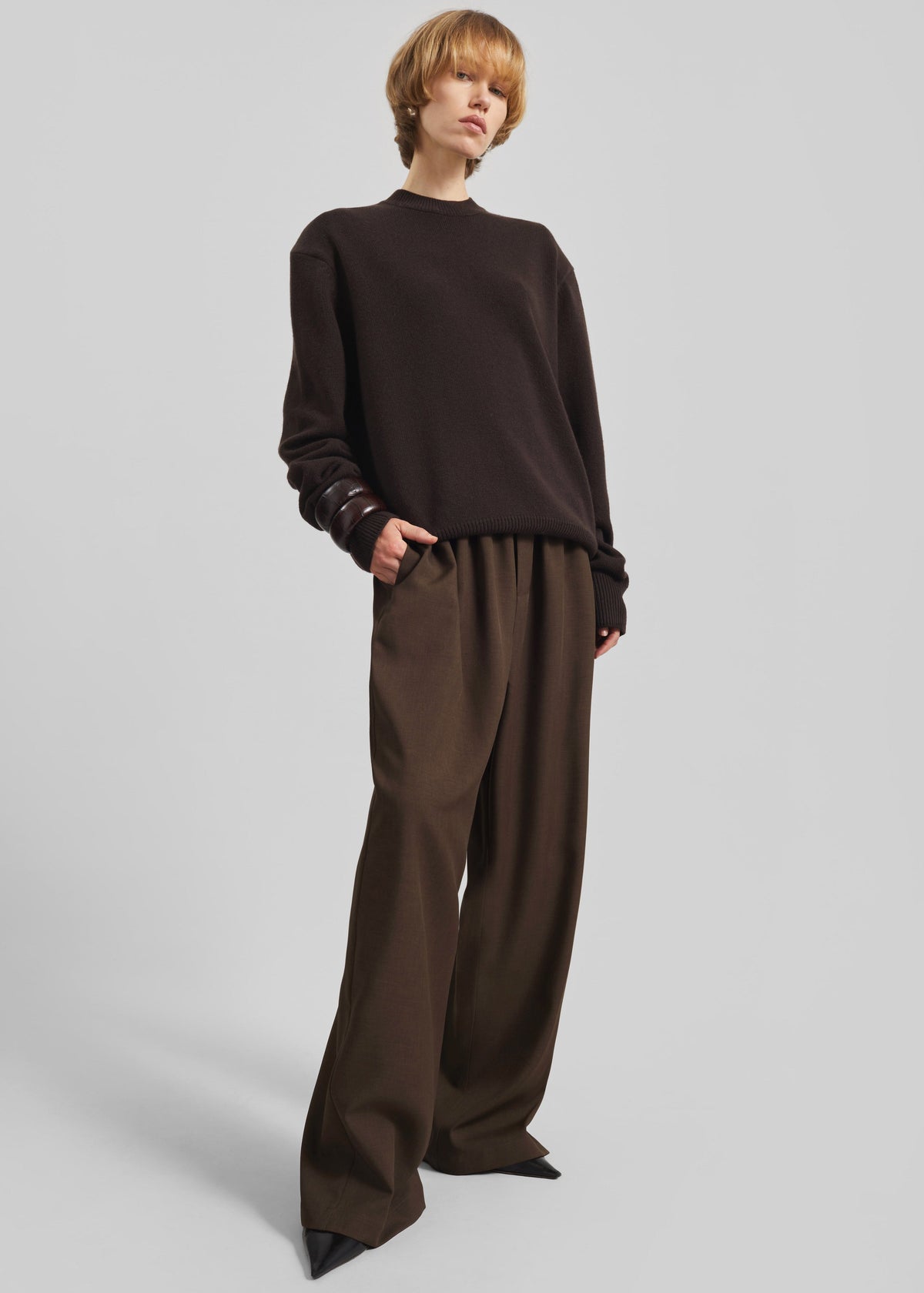 Baxter Track Pants - Dark Brown β view 9 of 11