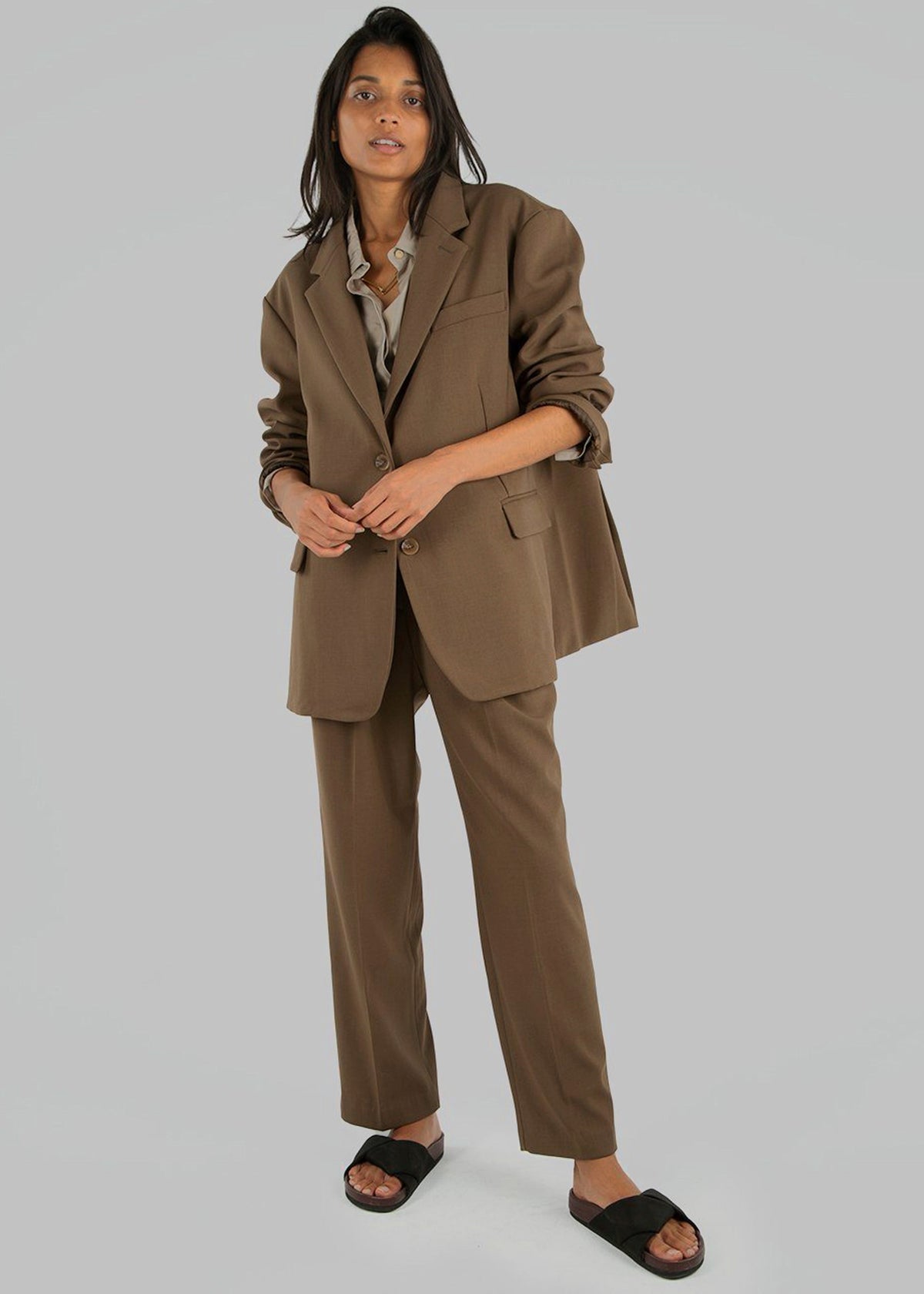 Bea Suit Pants - Chocolate β view 9 of 11
