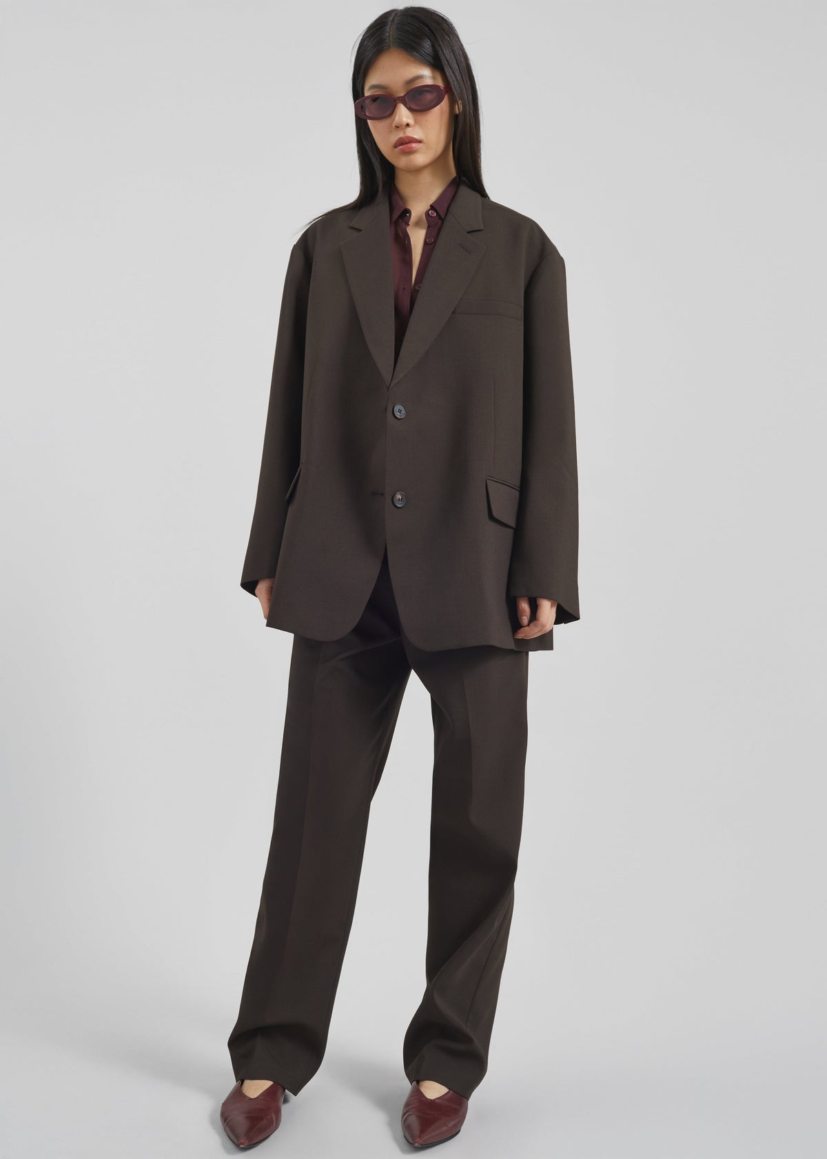 Bea Suit Pants - Dark Espresso β view 5 of 6