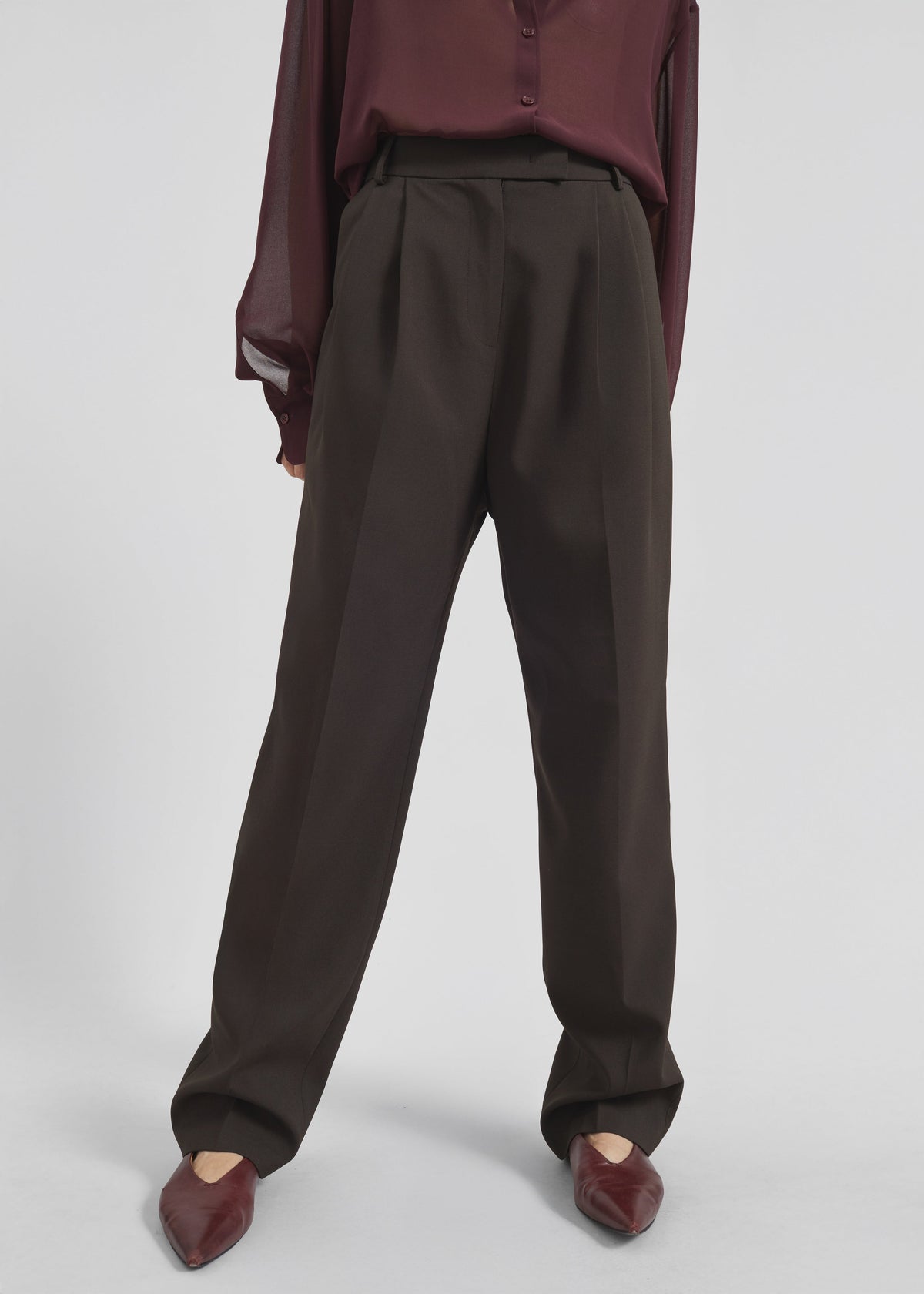 Bea Suit Pants - Dark Espresso β view 3 of 6