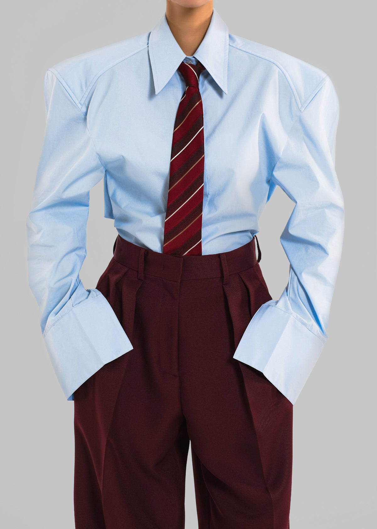 Bec Padded Shirt - Light Blue β view 10 of 21