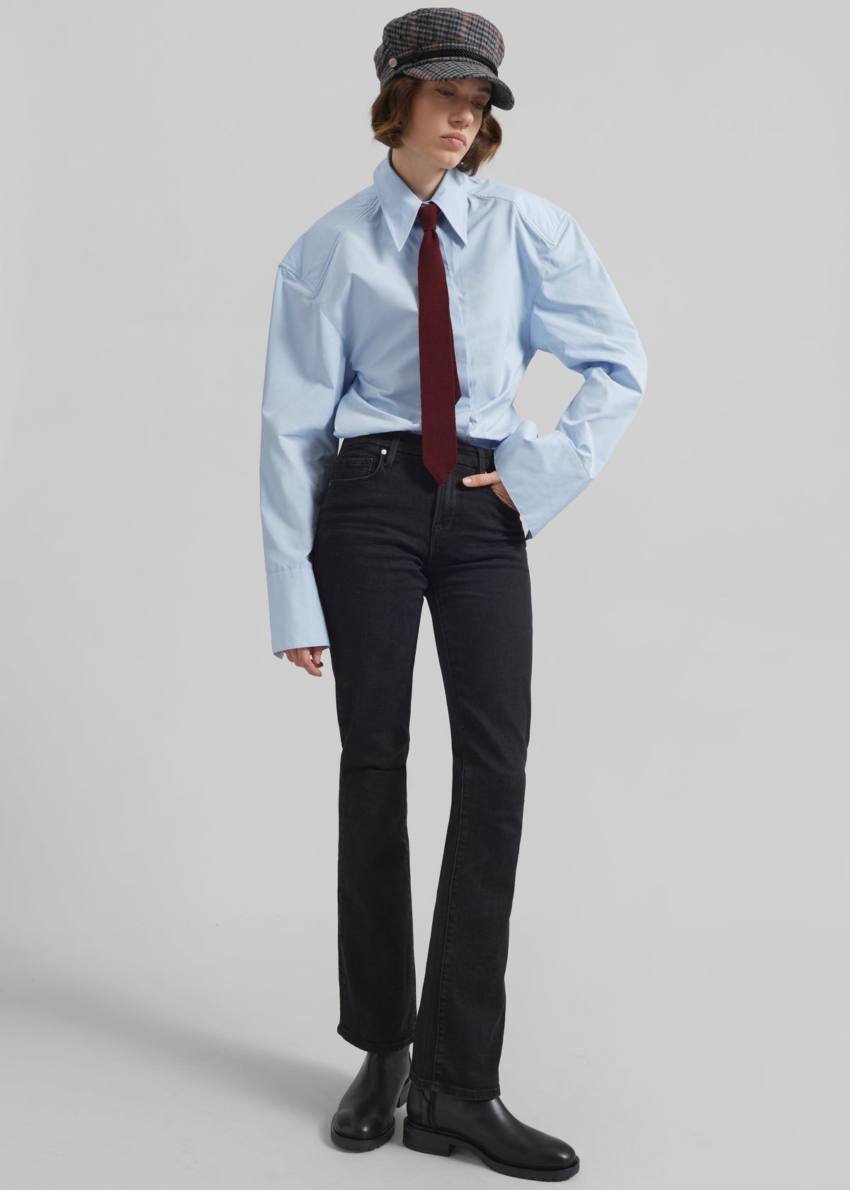Bec Padded Shirt - Light Blue β view 5 of 21
