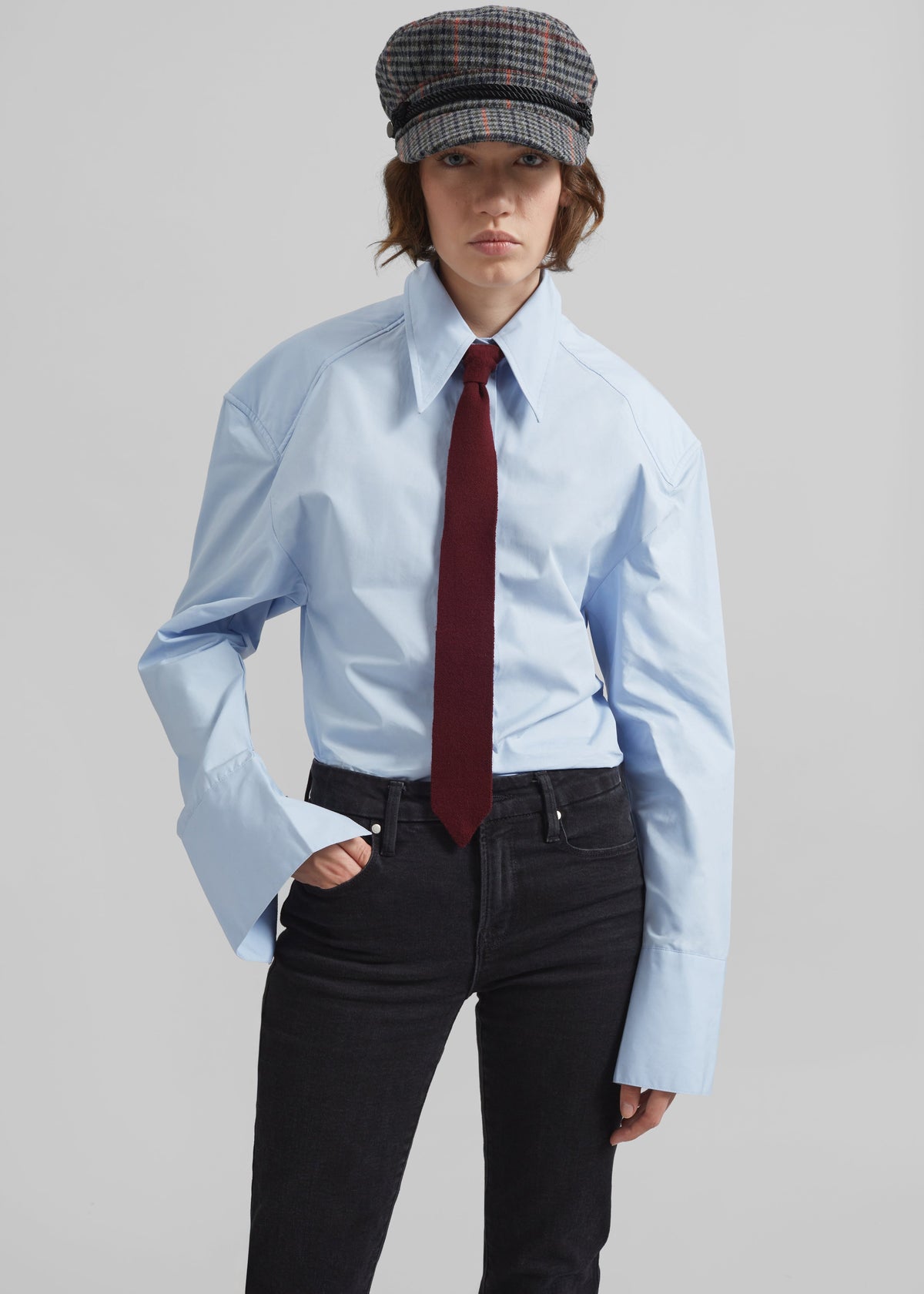 Bec Padded Shirt - Light Blue β view 7 of 21