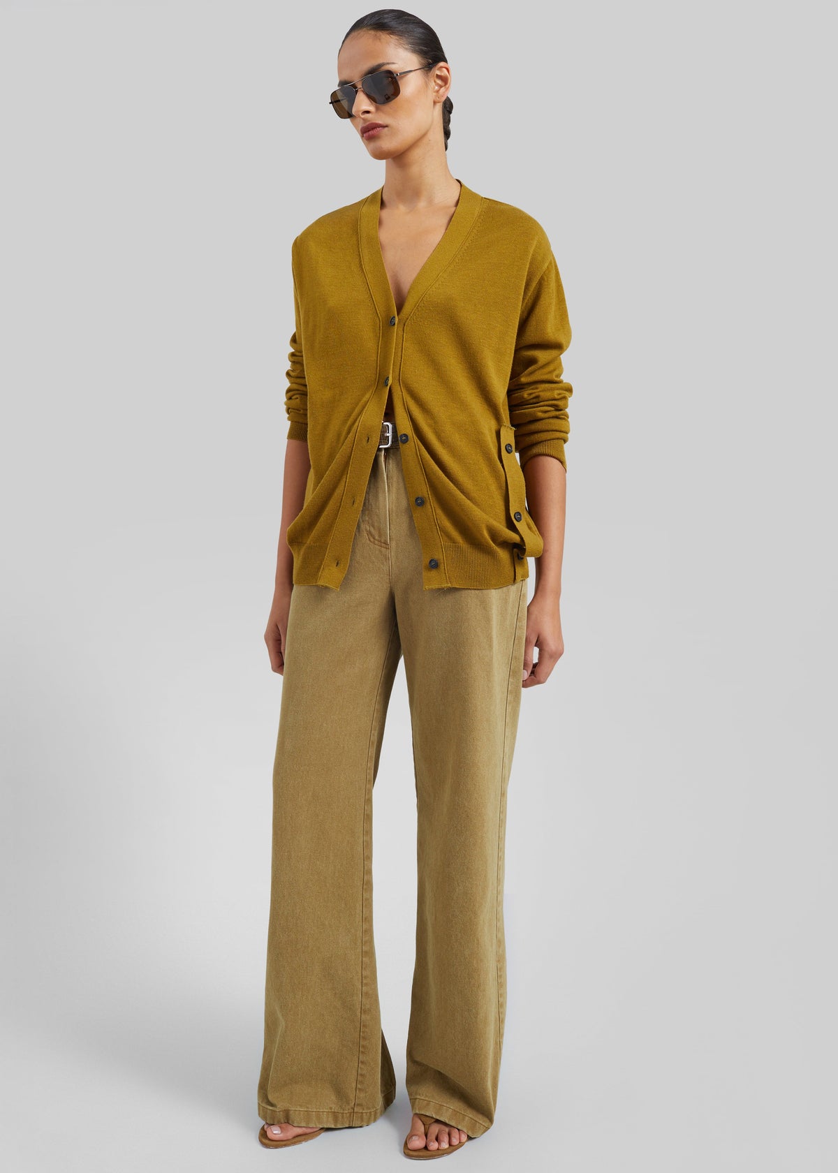 Beckett Straight Jeans - Olive Brown β view 3 of 6