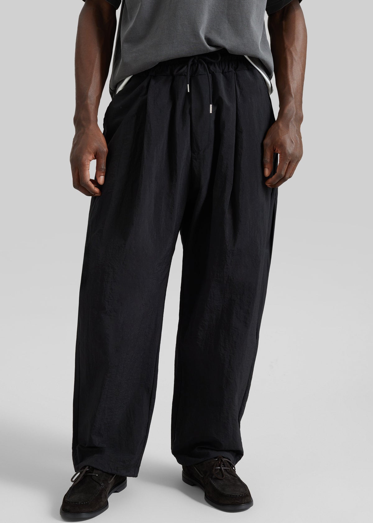 Belem Drawstring Pants - Black β view 1 of 7