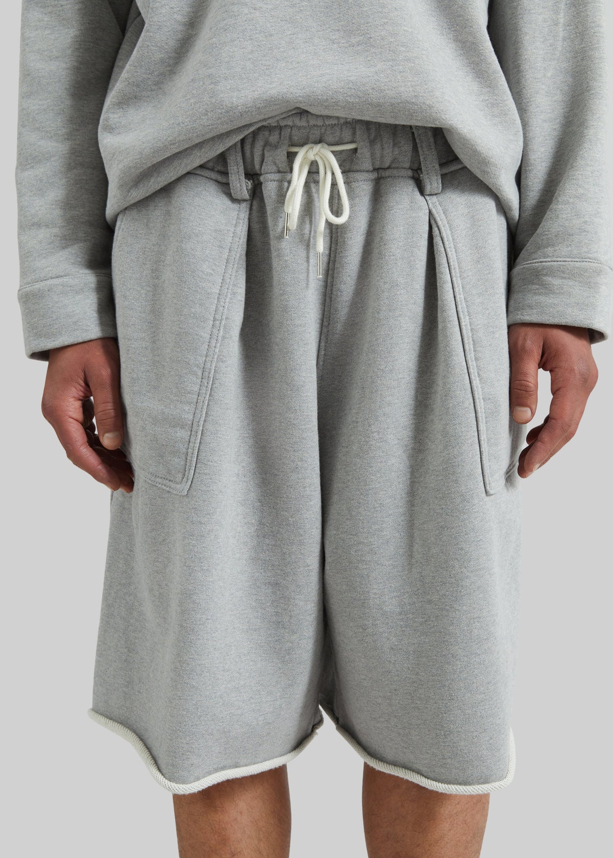 Bellino Raw Hem Sweatshorts - Grey β view 3 of 7