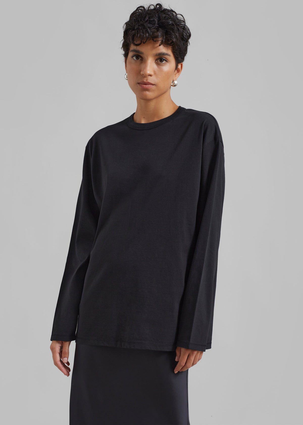 Bennett Long Sleeves Tee - Black β view 3 of 8
