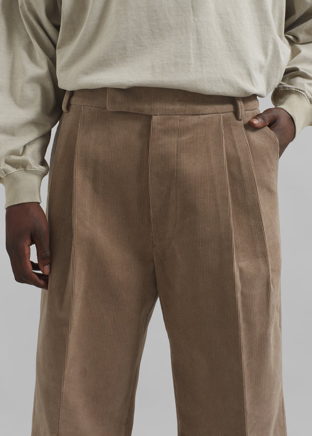 Beo Corduroy Suit Pants - Latte β view 3 of 10
