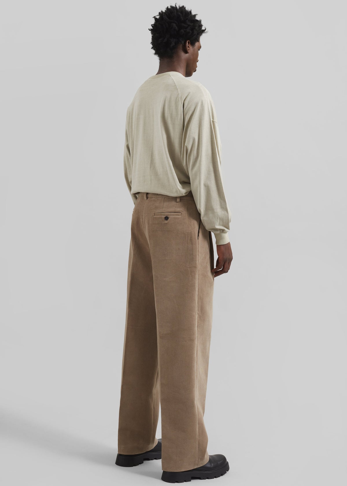 Beo Corduroy Suit Pants - Latte β view 9 of 10