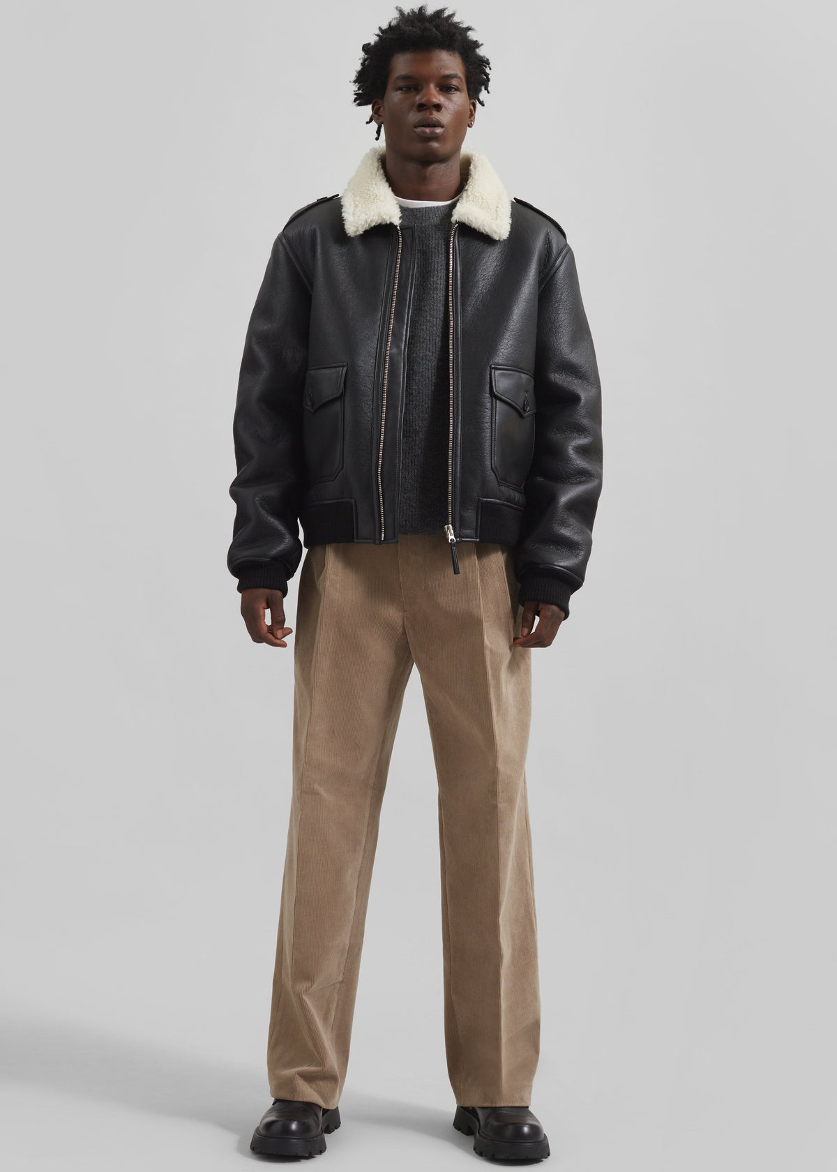 Beo Corduroy Suit Pants - Latte β view 6 of 10