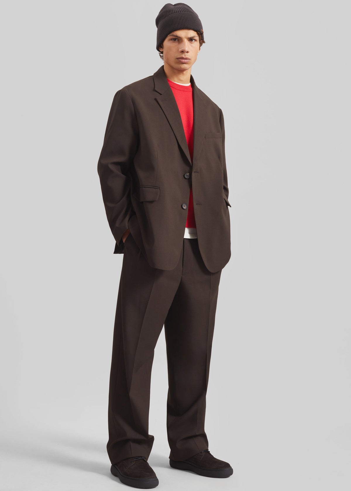 Beo Suit Pants - Dark Espresso β view 2 of 10