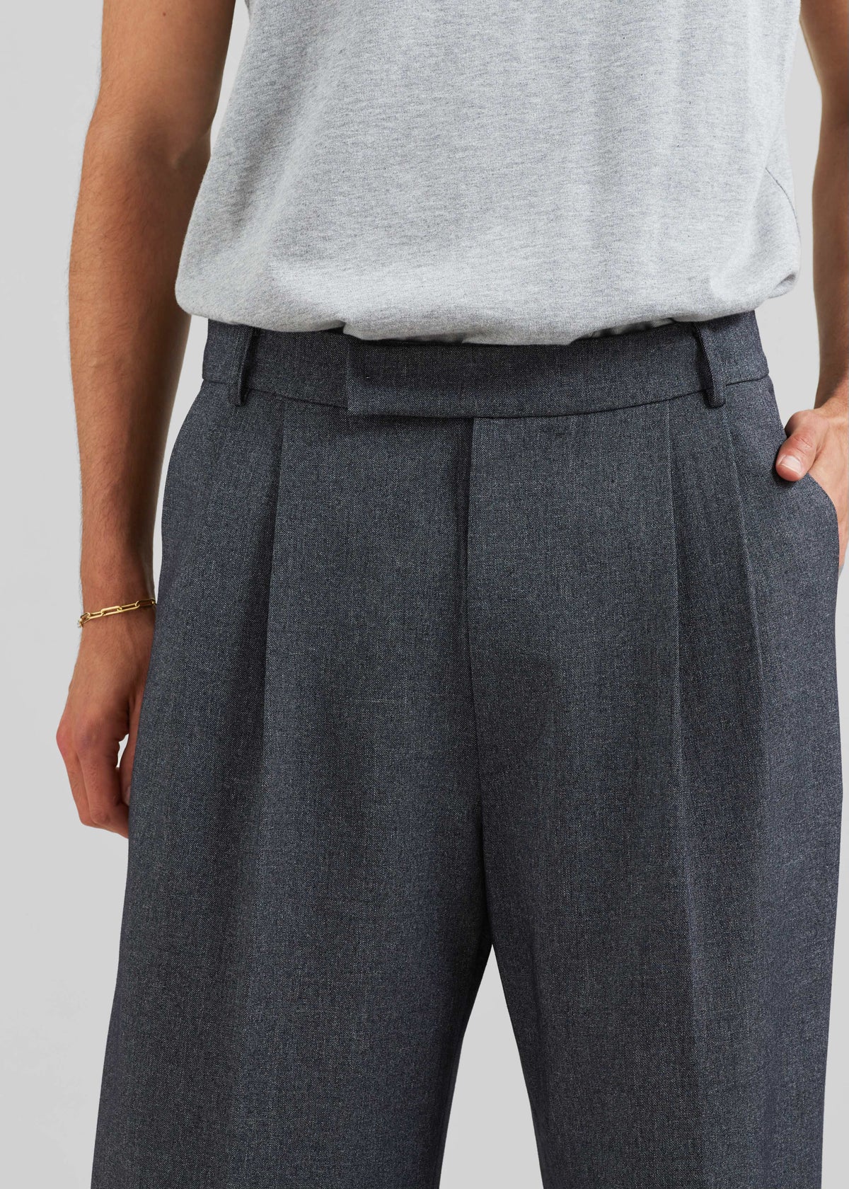 Beo Suit Pants - Grey Melange β view 3 of 11