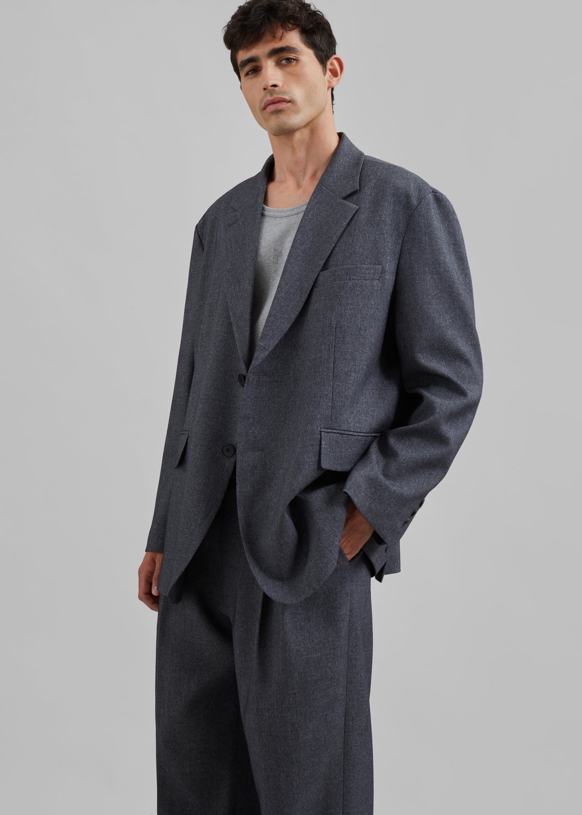 Beo Suit Pants - Grey Melange β view 9 of 11