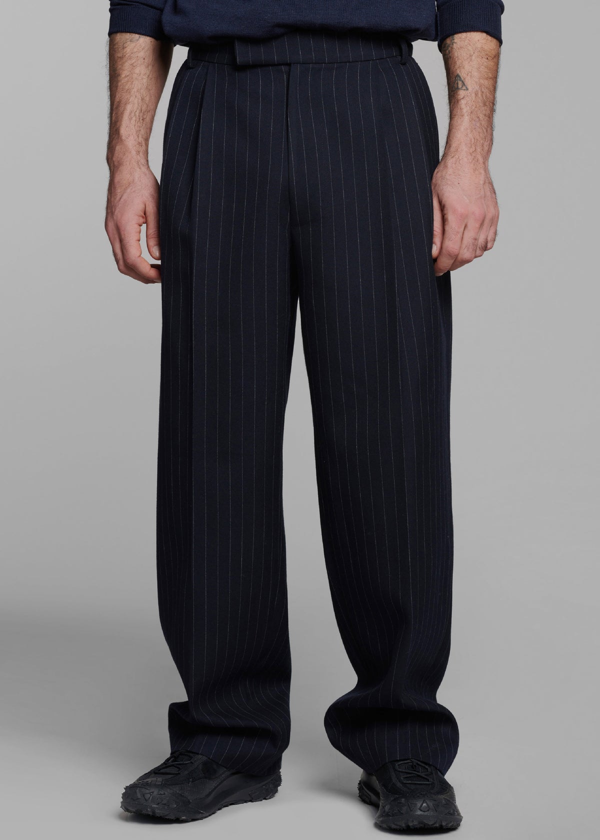 Beo Suit Pants - Navy/White Pinstripe β view 6 of 12
