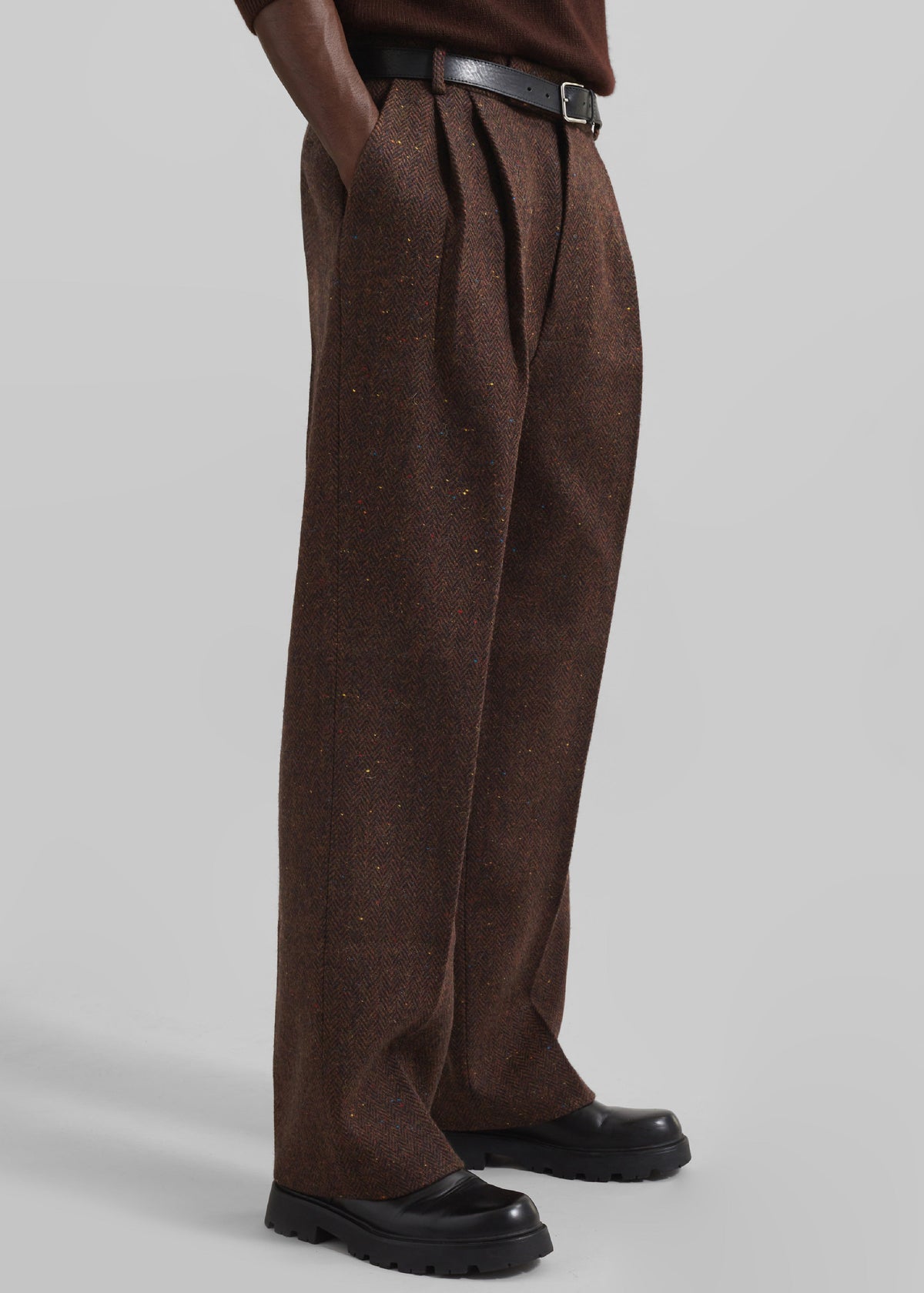Beo Wool Suit Pants - Brown β view 4 of 9