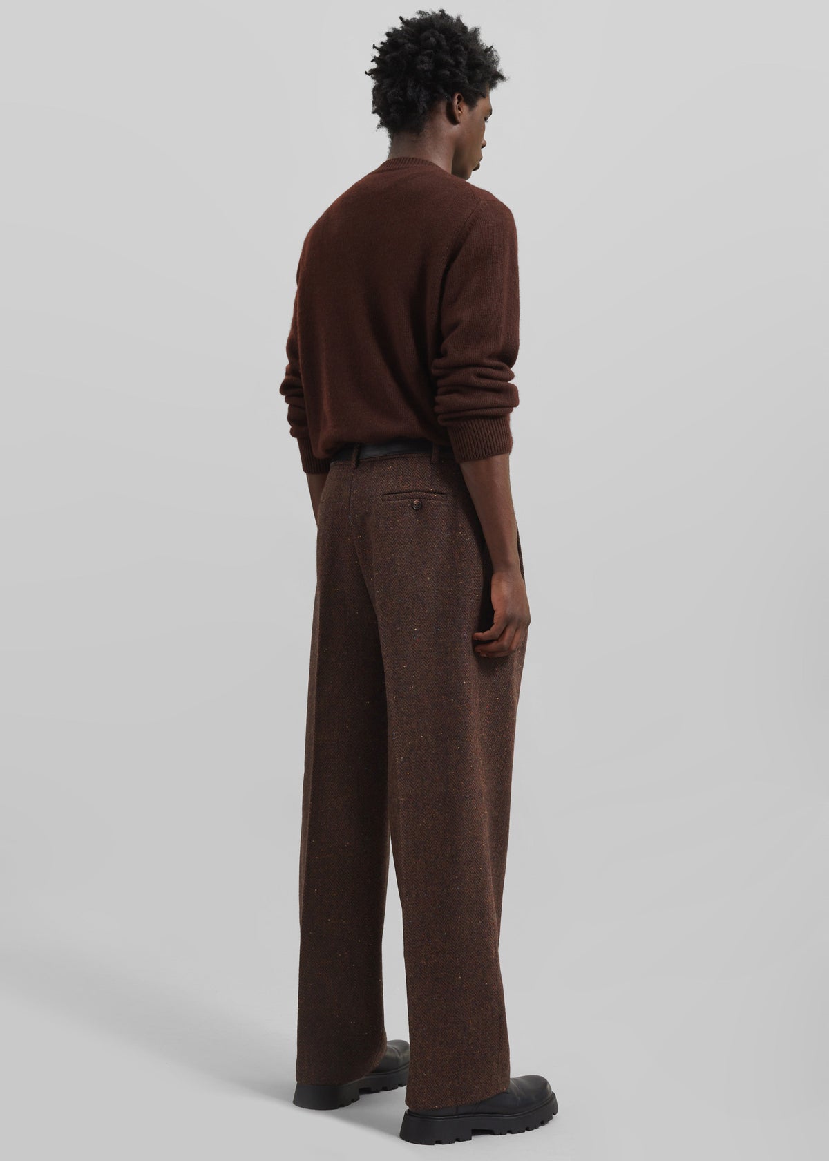 Beo Wool Suit Pants - Brown β view 8 of 9