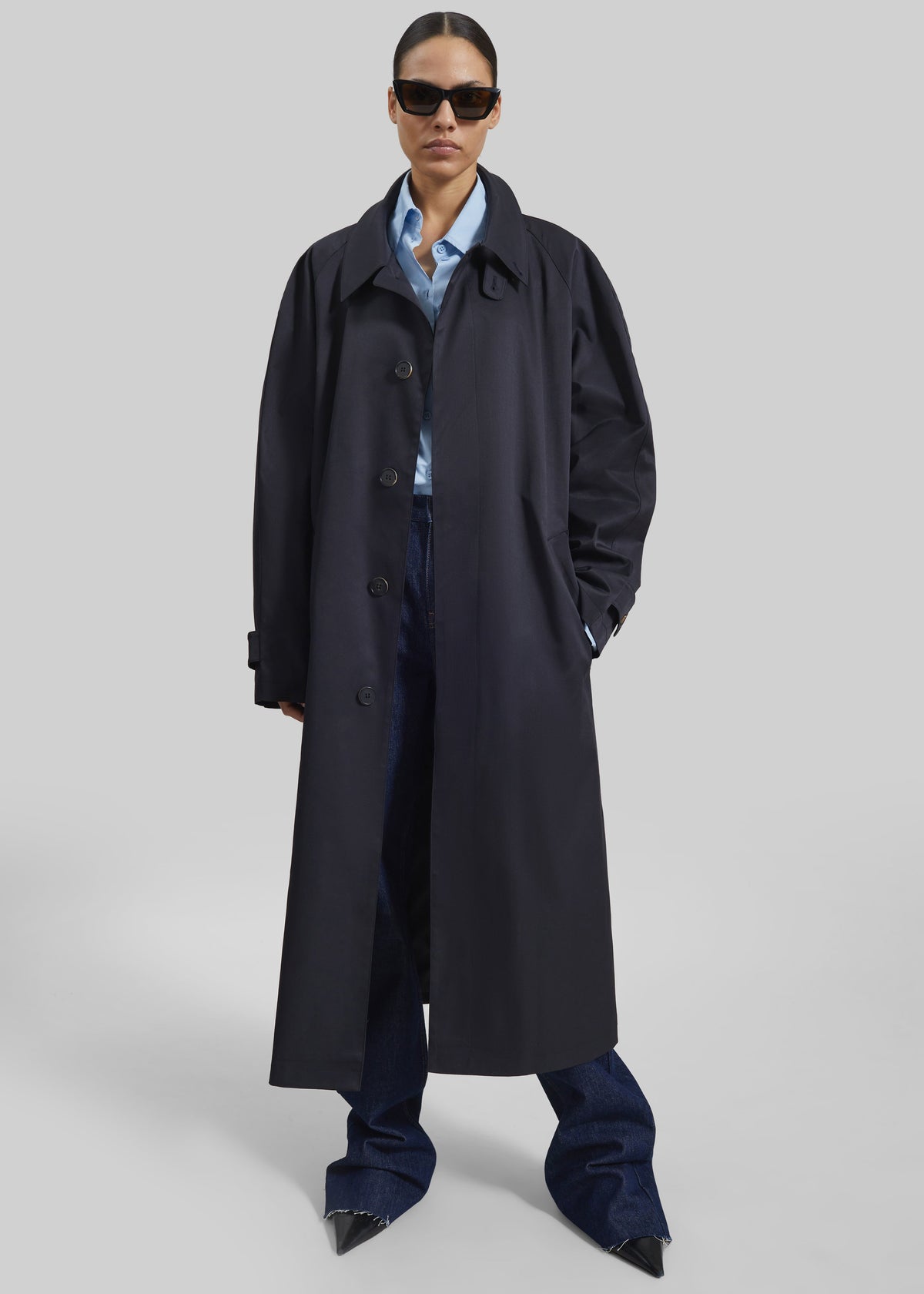 Berlare Trench Coat - Dark Navy β view 5 of 7