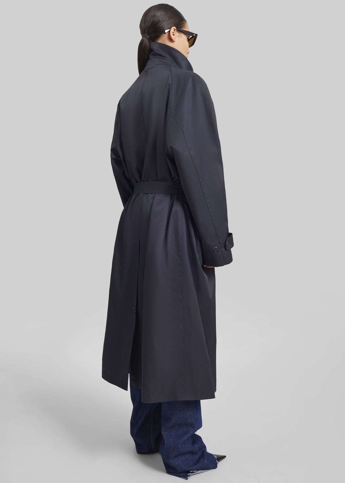 Berlare Trench Coat - Dark Navy β view 6 of 7