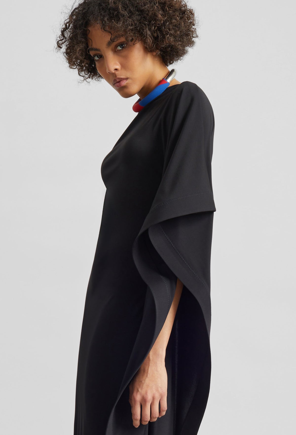 Bevza Black On Black Dress - Black β view 4 of 6