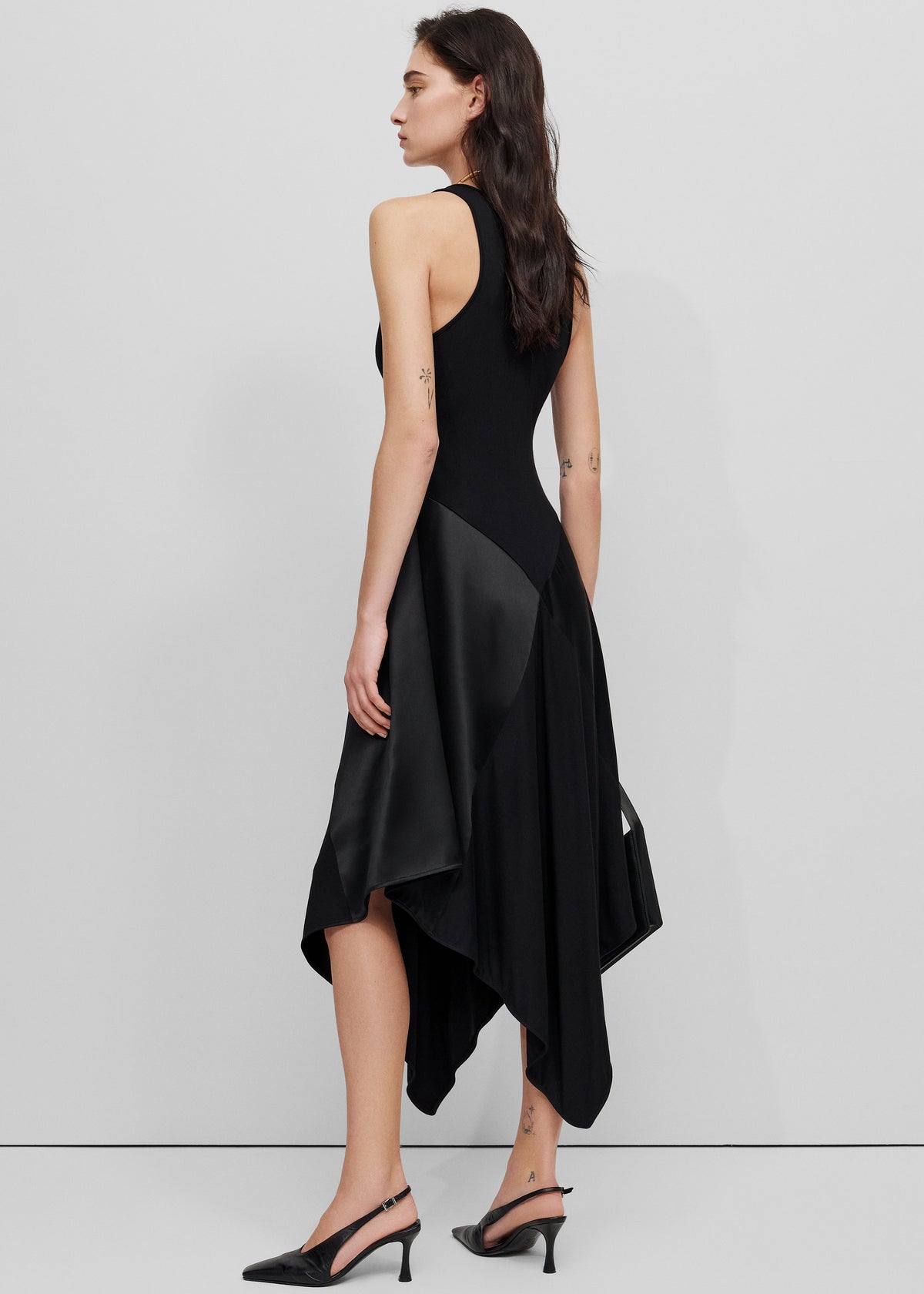 Bevza Square Dress - Black β view 6 of 7