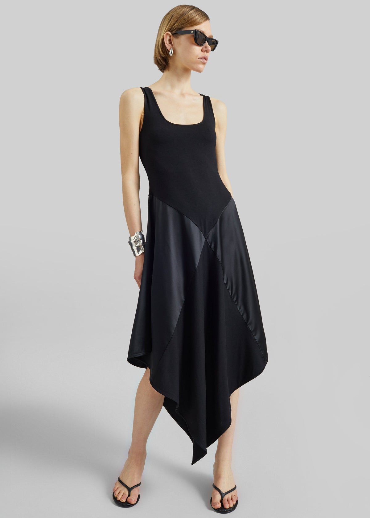 Bevza Square Dress - Black β view 1 of 7