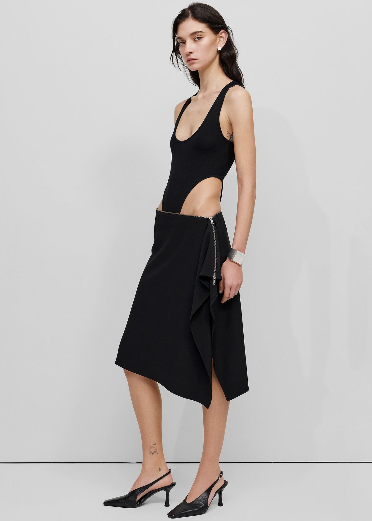 Bevza Square Skirt - Black β view 3 of 6