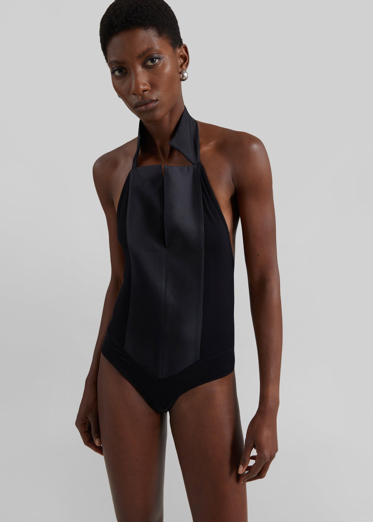 Bevza Manishka Bodysuit - Black β view 3 of 7