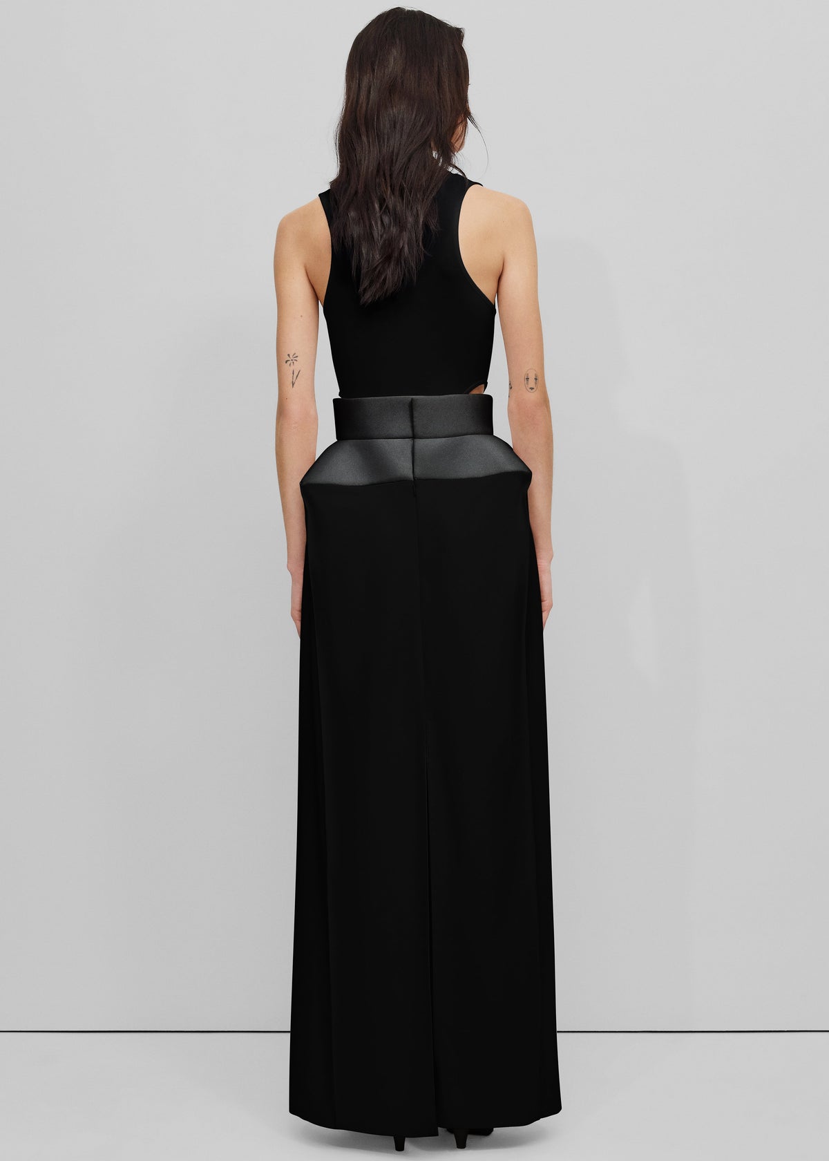 Bevza Structured Skirt - Black β view 4 of 5