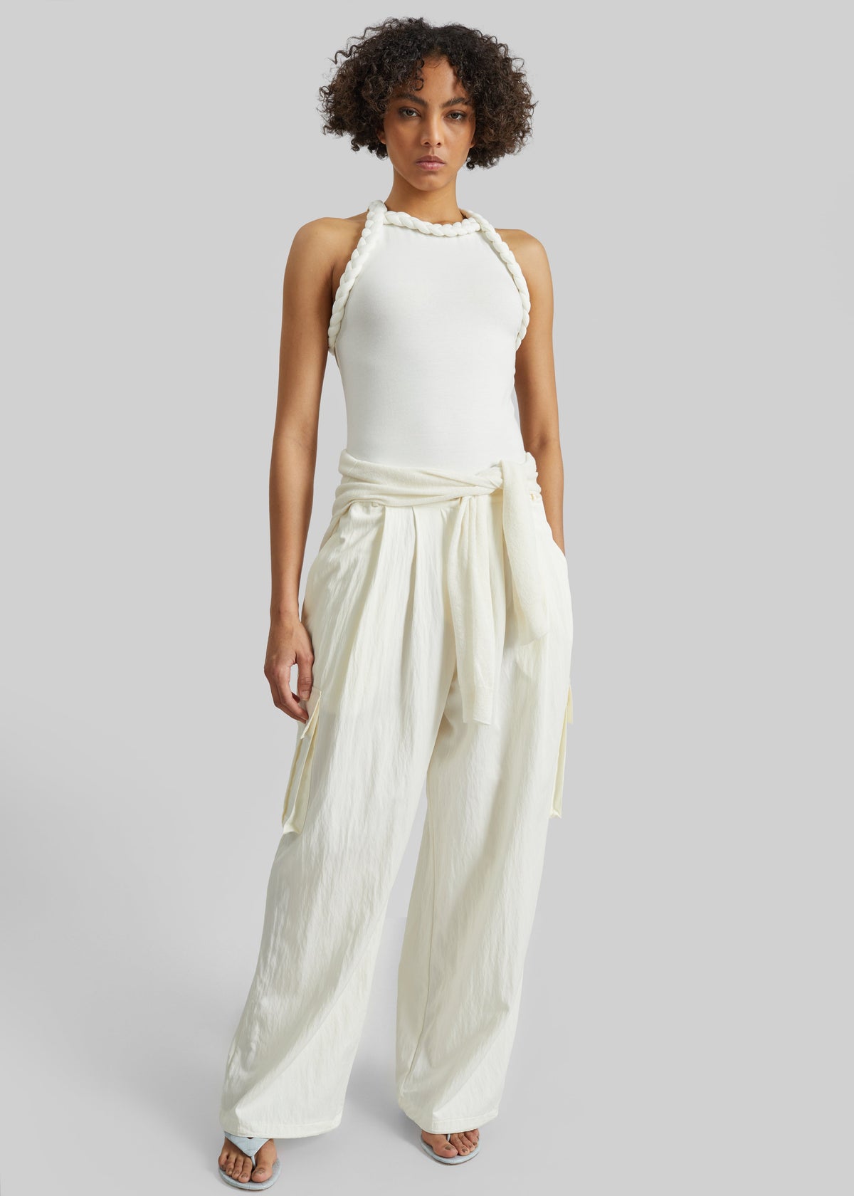 Bevza Tisto Bodysuit - White β view 3 of 6