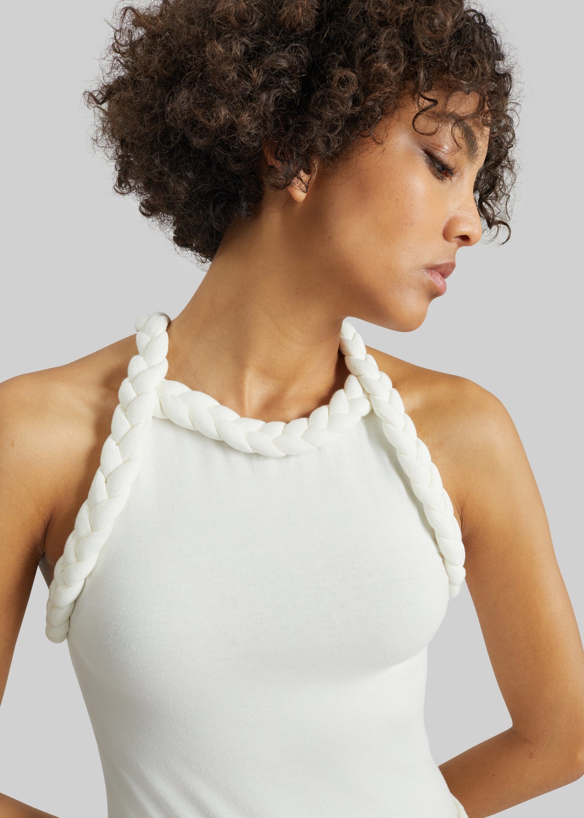 Bevza Tisto Bodysuit - White β view 4 of 6