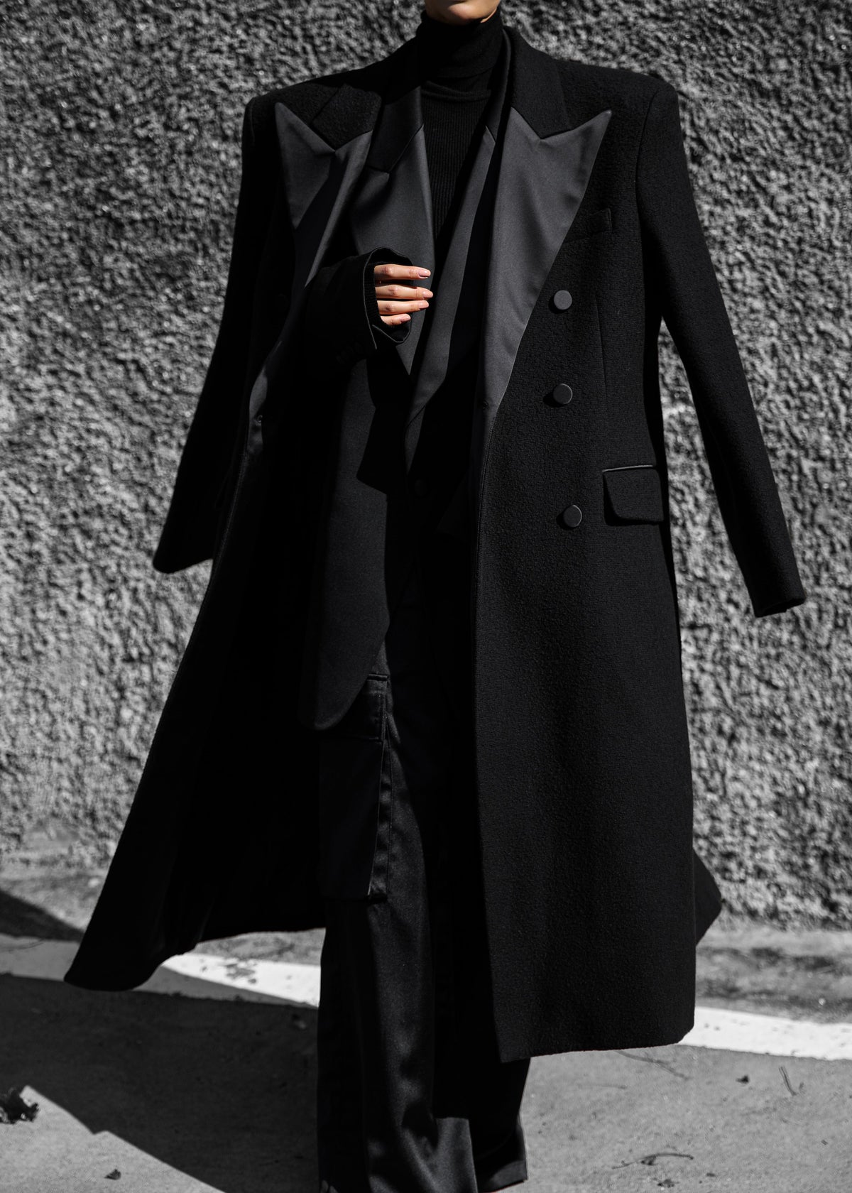 Bryce Oversized Coat - Black β view 3 of 18