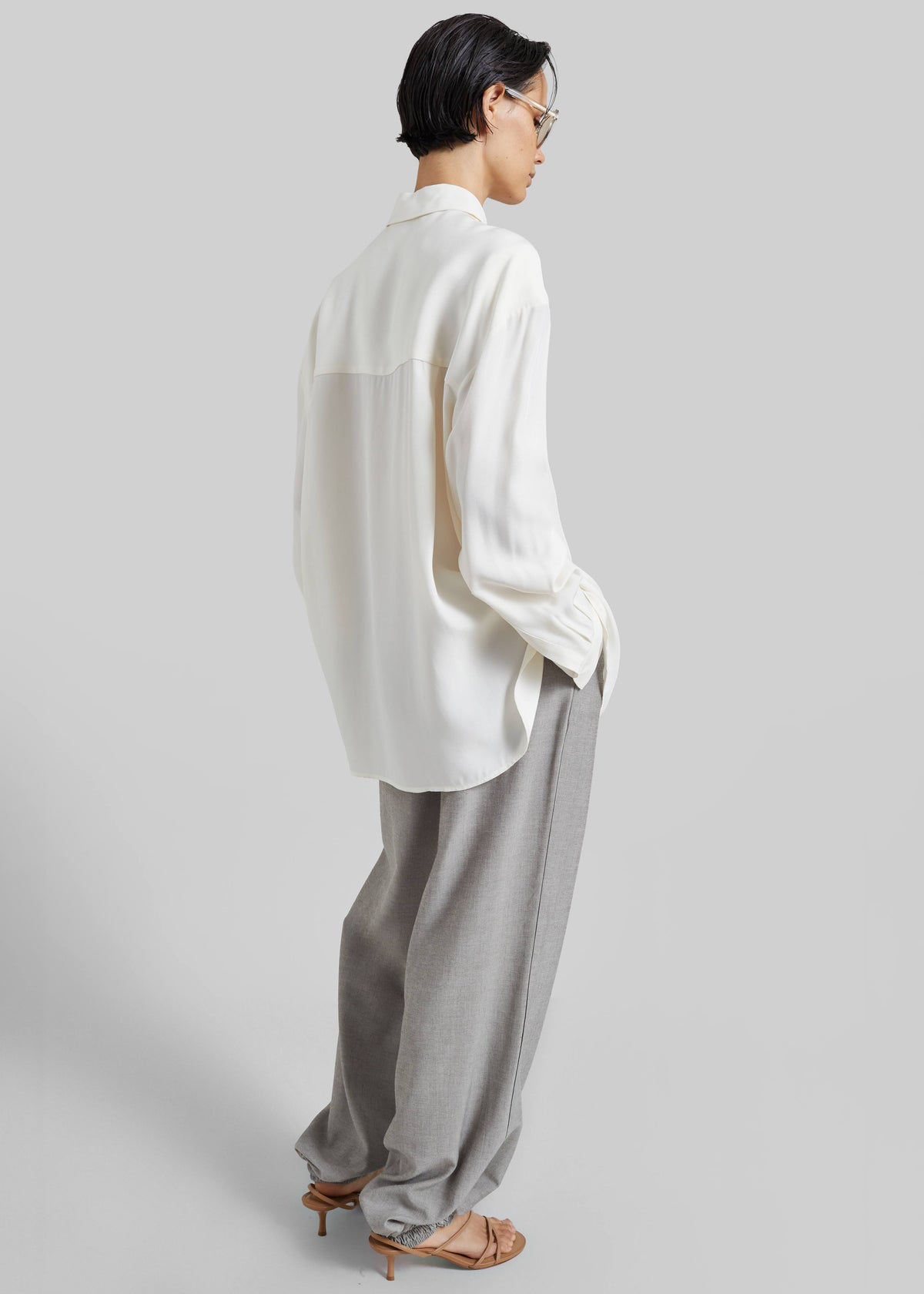 Bina Padded Shirt - Ivory β view 7 of 8