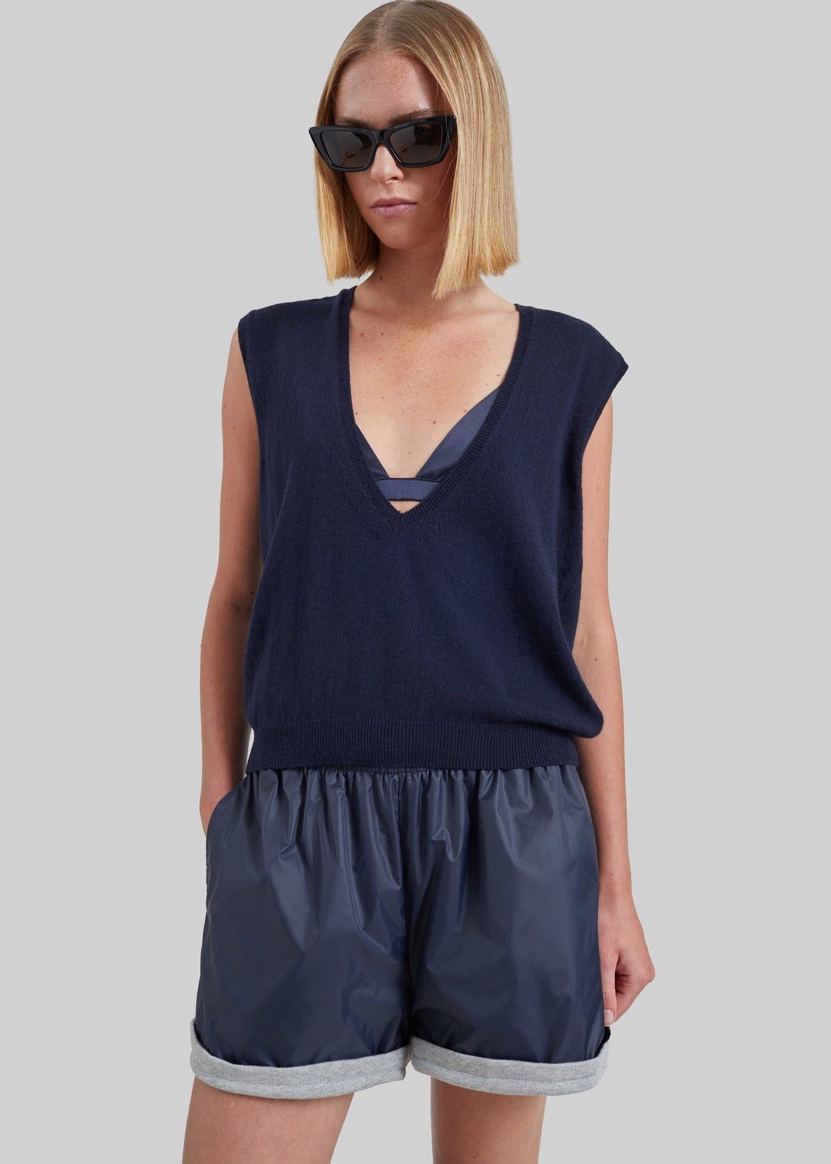 Blera Reversible Shorts - Navy/Grey β view 8 of 10