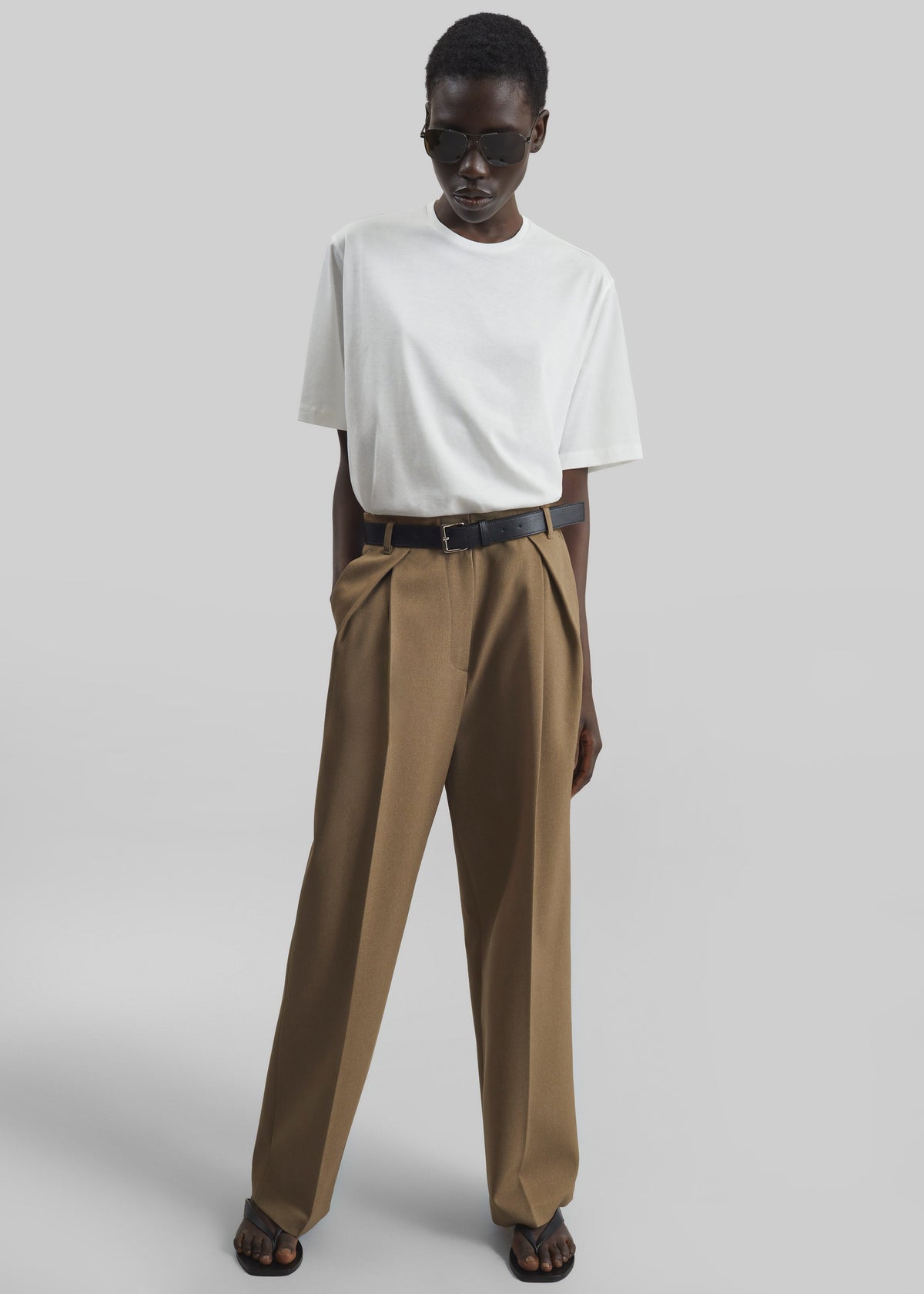 Blerick Belted Trousers - Camel β view 1 of 8