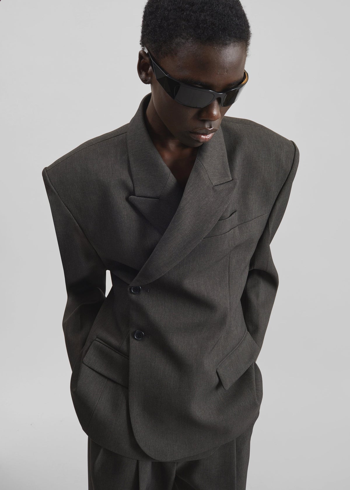 Blerick Crossover Blazer - Dark Grey β view 1 of 10