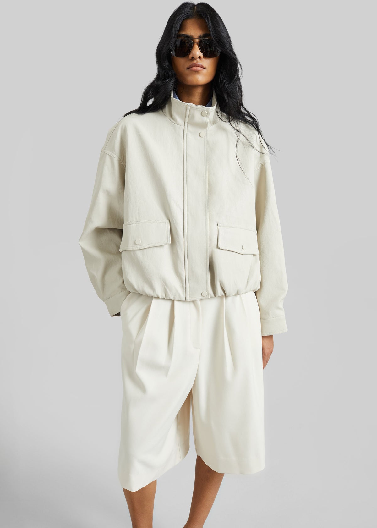 Brasov Bubble Hem Jacket - Light Beige β view 4 of 8