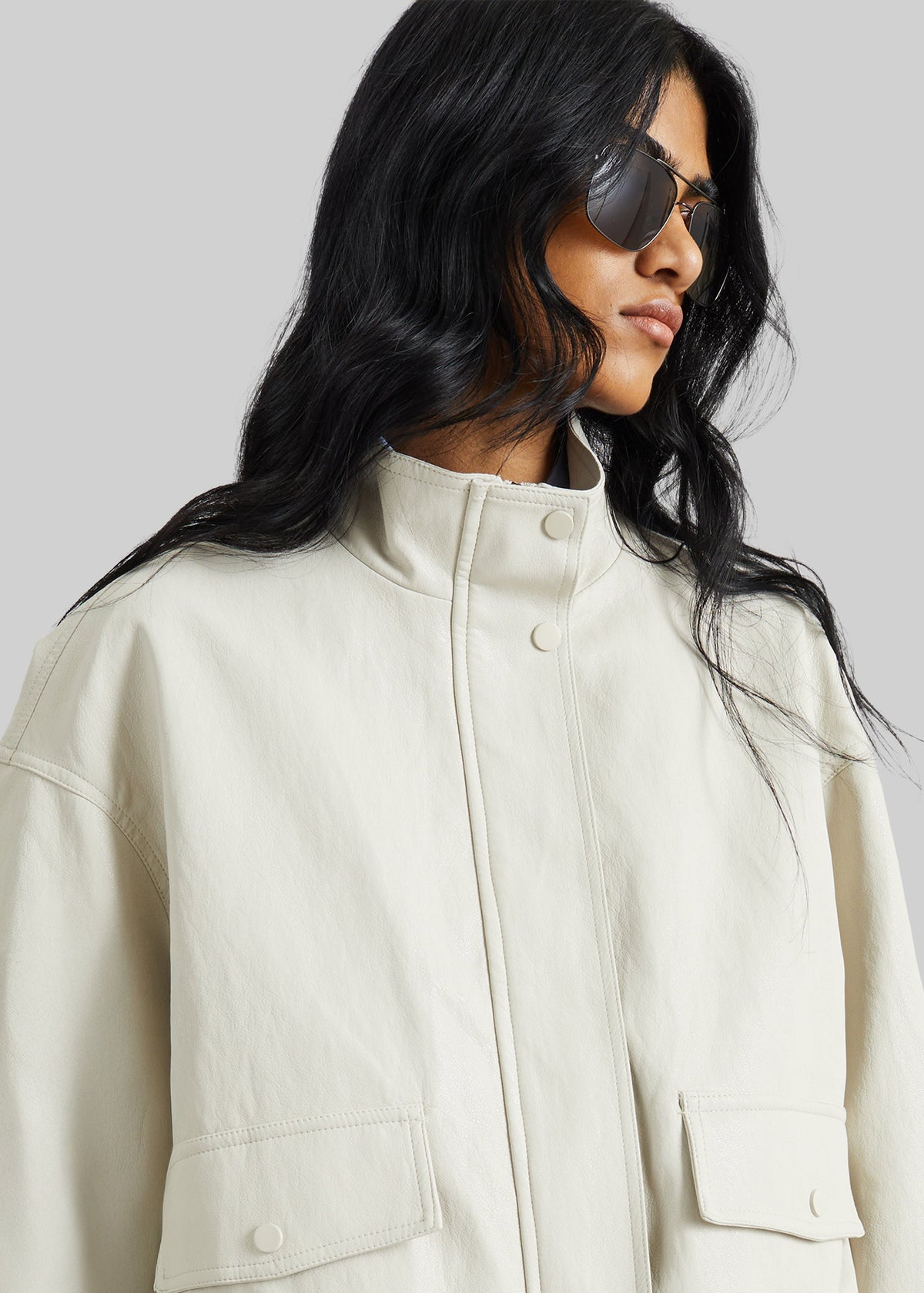 Brasov Bubble Hem Jacket - Light Beige β view 5 of 8
