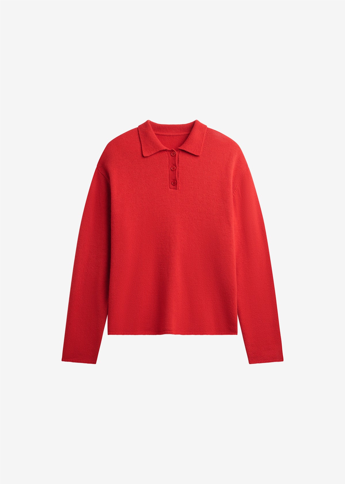 Bresica Knit Polo Sweater - Red β view 9 of 9