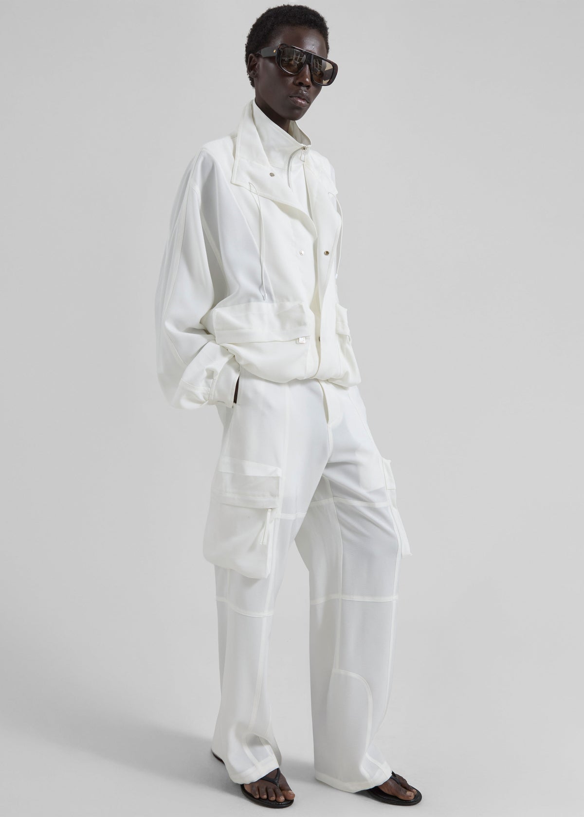 Breya Fluid Jacket - White β view 7 of 9