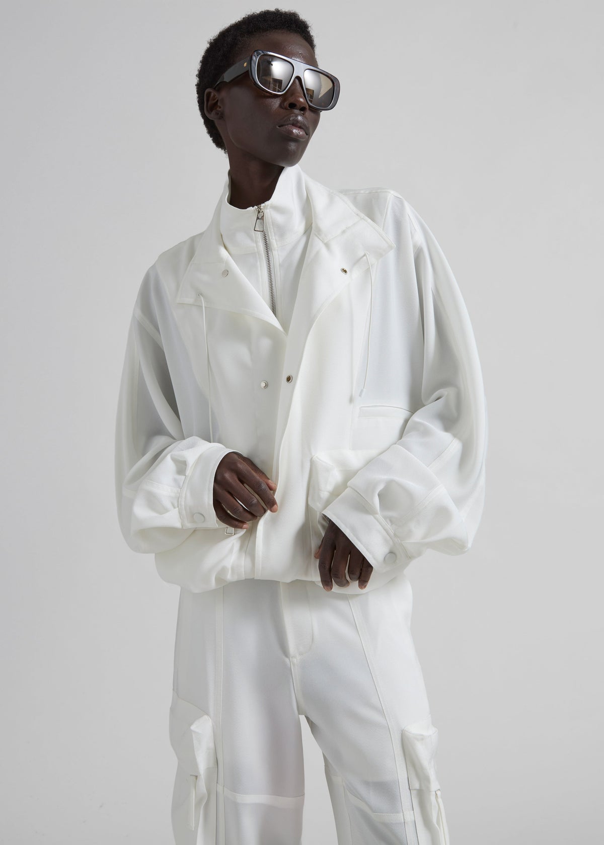 Breya Fluid Jacket - White β view 6 of 9