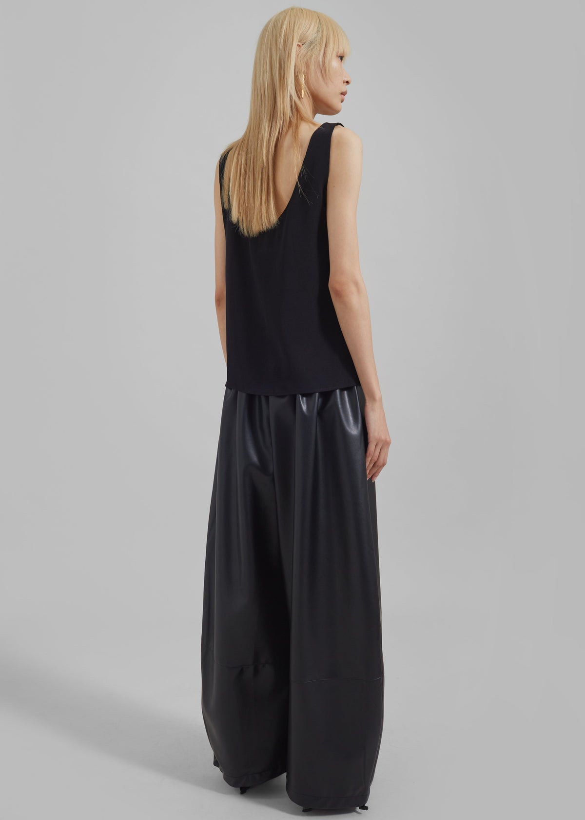 Briar Faux Leather Balloon Pants - Black β view 12 of 13