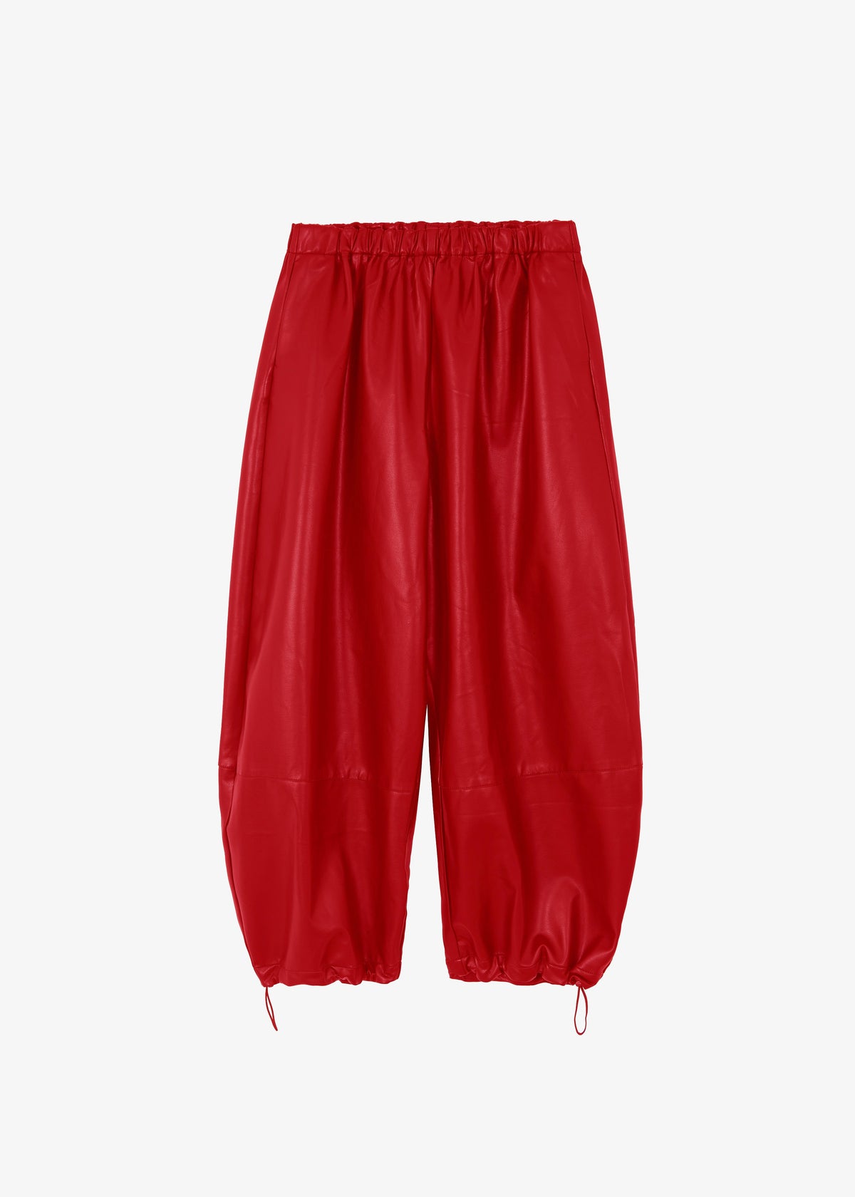 Briar Faux Leather Balloon Pants - Red β view 11 of 11