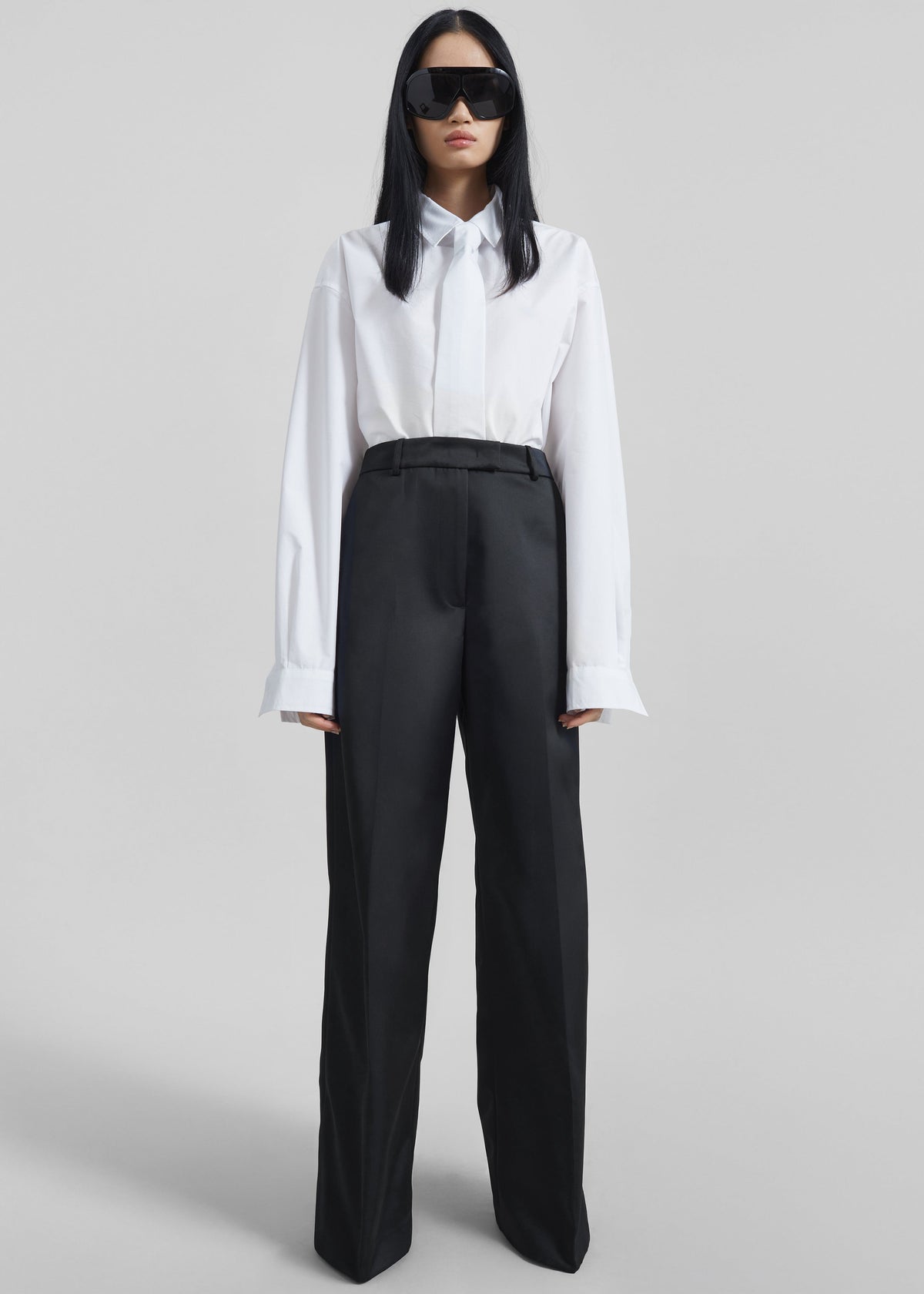 Brickell Satin Trousers - Black β view 7 of 10