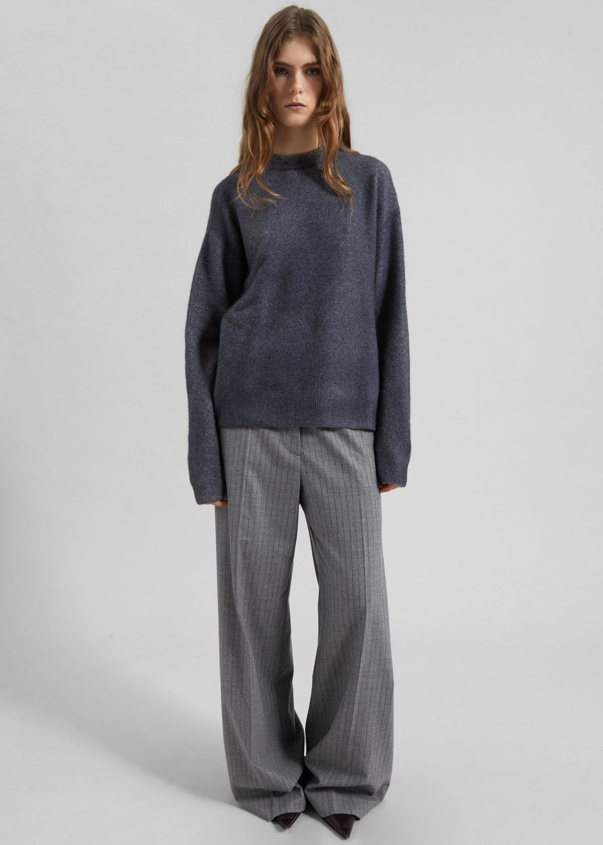 Brickell Striped Trousers - Grey/Brown β view 6 of 9