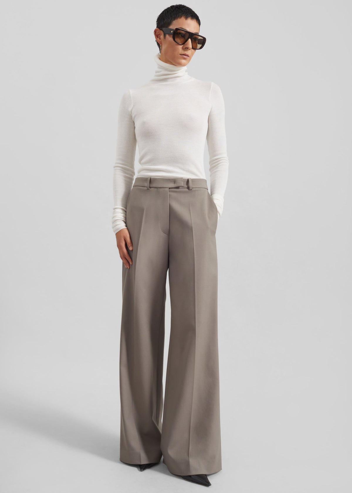Brickell Trousers - Taupe β view 8 of 10